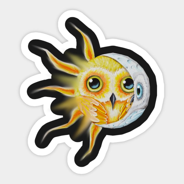 sunandmoonowl Sticker by Artelies202